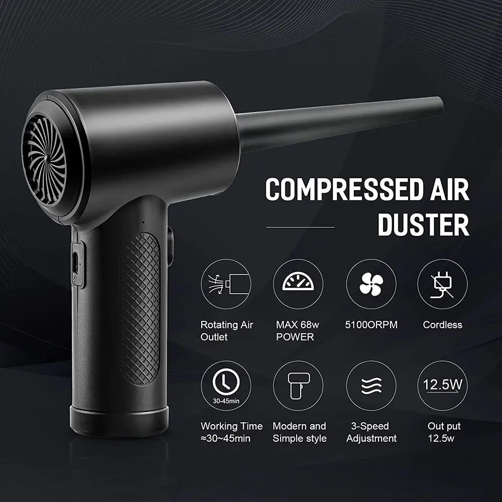 51000 RPM Cordless Air Duster Ventilator